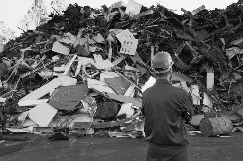 Expert team concluding a garage clearance in Tower Hamlets